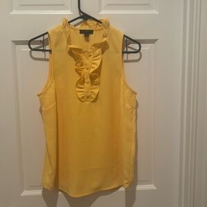 J Crew Size Small Yellow Dressy Tank